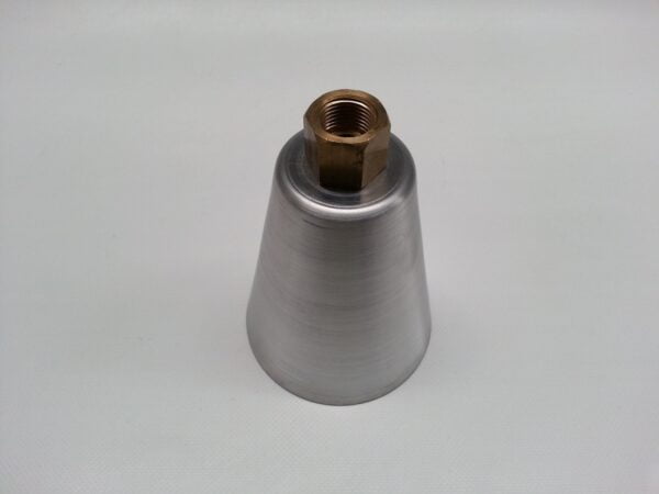 cono con ugello in ottone per polvere - cone with nozzle in brass for dry chemical